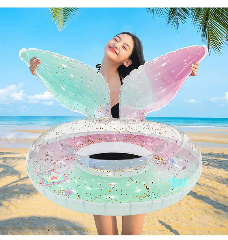 Rooxin Baby Child Swim Tube Inflatable Swimming Seat Ring For Kid Adult Swim Circle Swim Pool Float Water Play Equipment ﻿ - She Vibess By C2P