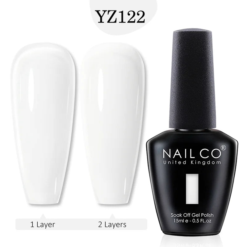 NAILCO 15ml Nail Gel Polish Red Pink Nude Soak off UV LED Long Lasting Eco-Friendly Professional Nail Beauty Salon Lacquer Varnish - She Vibess By C2P