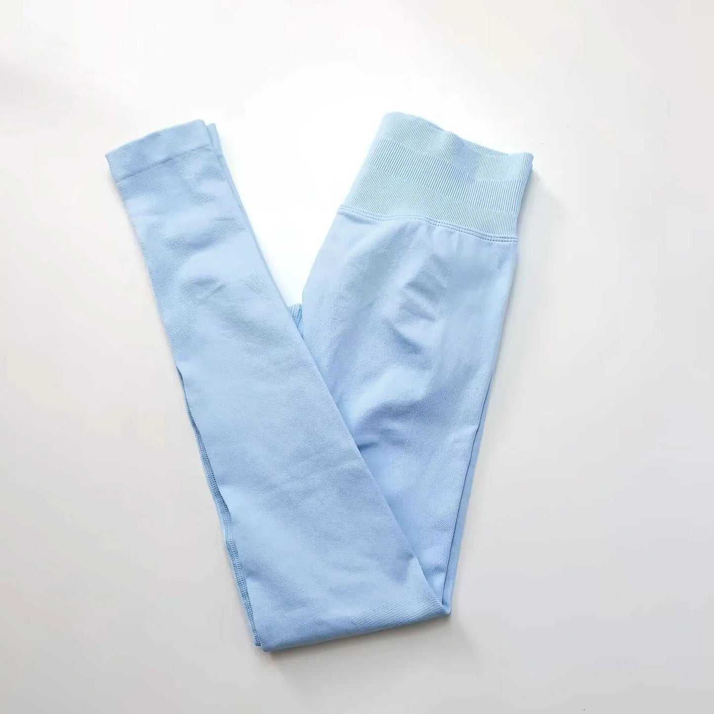 NCLAGEN Impact Leggings Women Seamless Sports Yoga Pants Low Ribbed Band Gym clothes Fitness Workout wear Scrunch Bum Tights