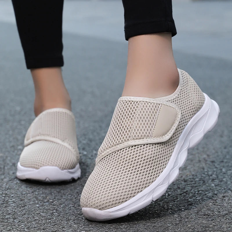 New Casual Orthopedics Wide Feet Swollen Shoes Thumb Eversion Adjusting Soft Comfortable Diabetic Shoe Walking Shoes - She Vibess By C2P
