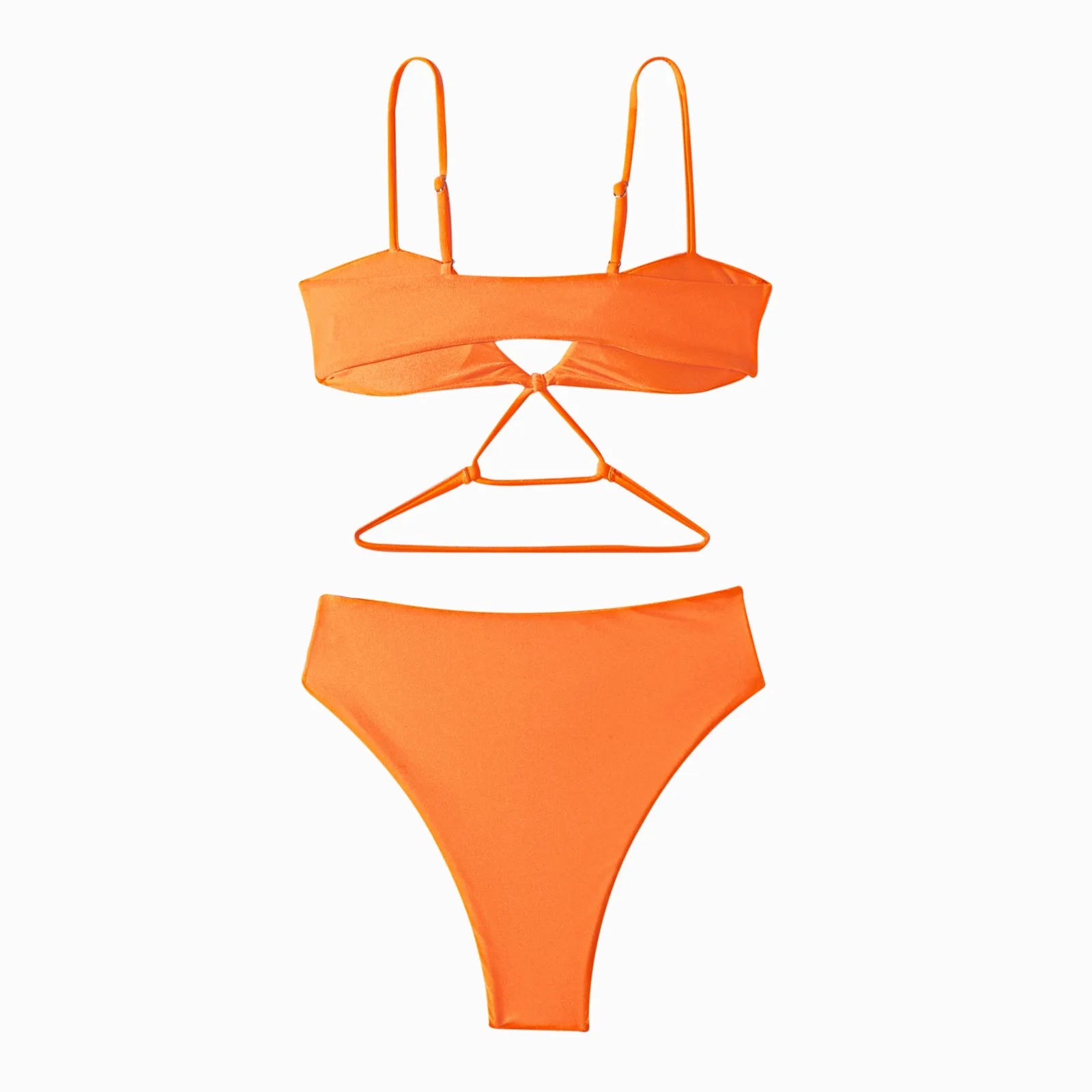 Women'S Casual Sexy Three Point Lacing Backless Swimwear Female Summer Beachwear Bikini Swimsuits For Romper Swimsuits For Women - She Vibess By C2P