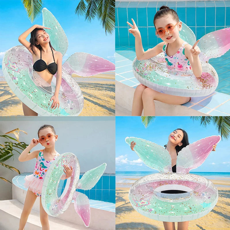 Rooxin Baby Child Swim Tube Inflatable Swimming Seat Ring For Kid Adult Swim Circle Swim Pool Float Water Play Equipment ﻿ - She Vibess By C2P