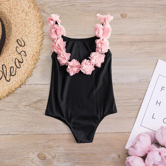 Newborn Girls Swimsuits Cute One-piece Ruffled Leopard Print Baby Swimsuits Beach Holiday Toddler Kids Swimsuit 1-5Yrs - She Vibess By C2P