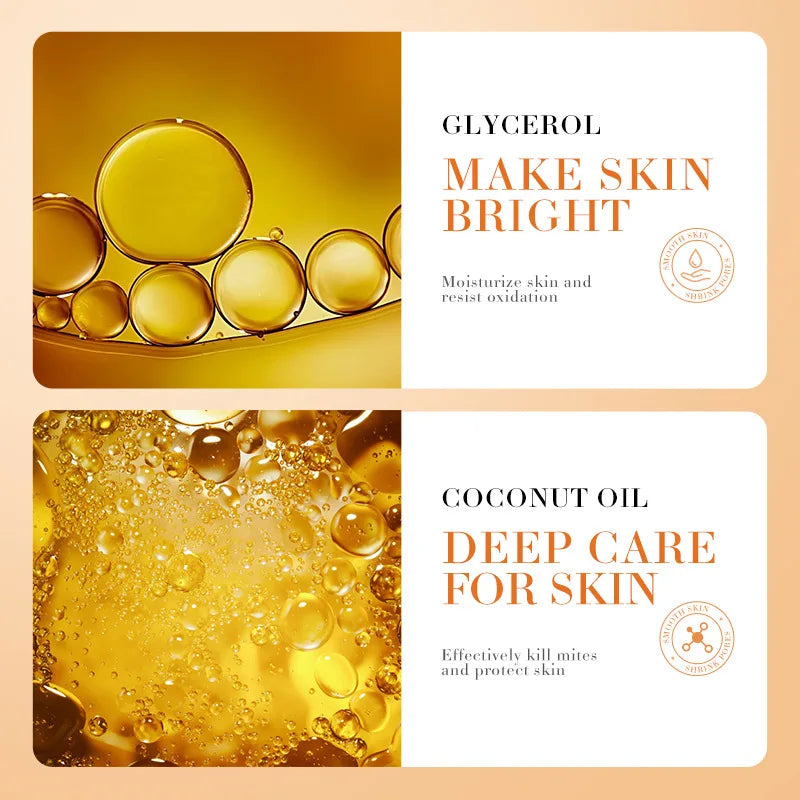 Natural Handmade Turmeric Soap Face Cream Serum Skin Care Set Clean Cutin Oil Control Removal Acne Whitening Remove Dark Spots - She Vibess By C2P