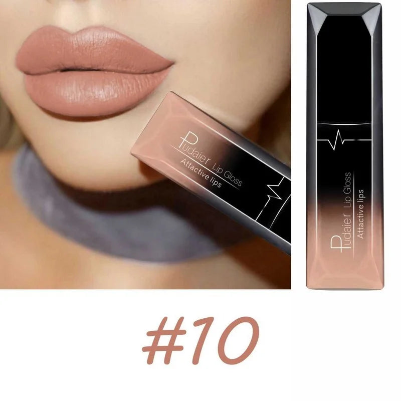 Best Lip Makeup 17 Color Sexy Matte Long Lasting Lipgloss Liquid Lipstick Lip Cream - She Vibess By C2P
