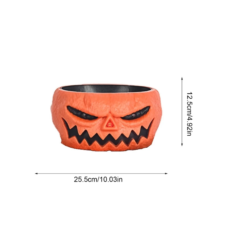 Halloween Candy Dishes Skeleton with LED and Sound Electric Fruit Bowl Ornament - She Vibess By C2P