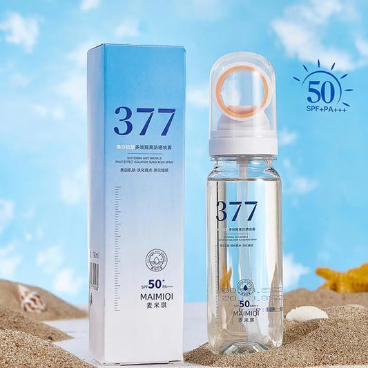 377 Sunscreen Spray Anti-aging Anti Wrinkle Moisturizing Whitening Sunscreen Spray Facial Body Neck Skin Care Cream - She Vibess By C2P