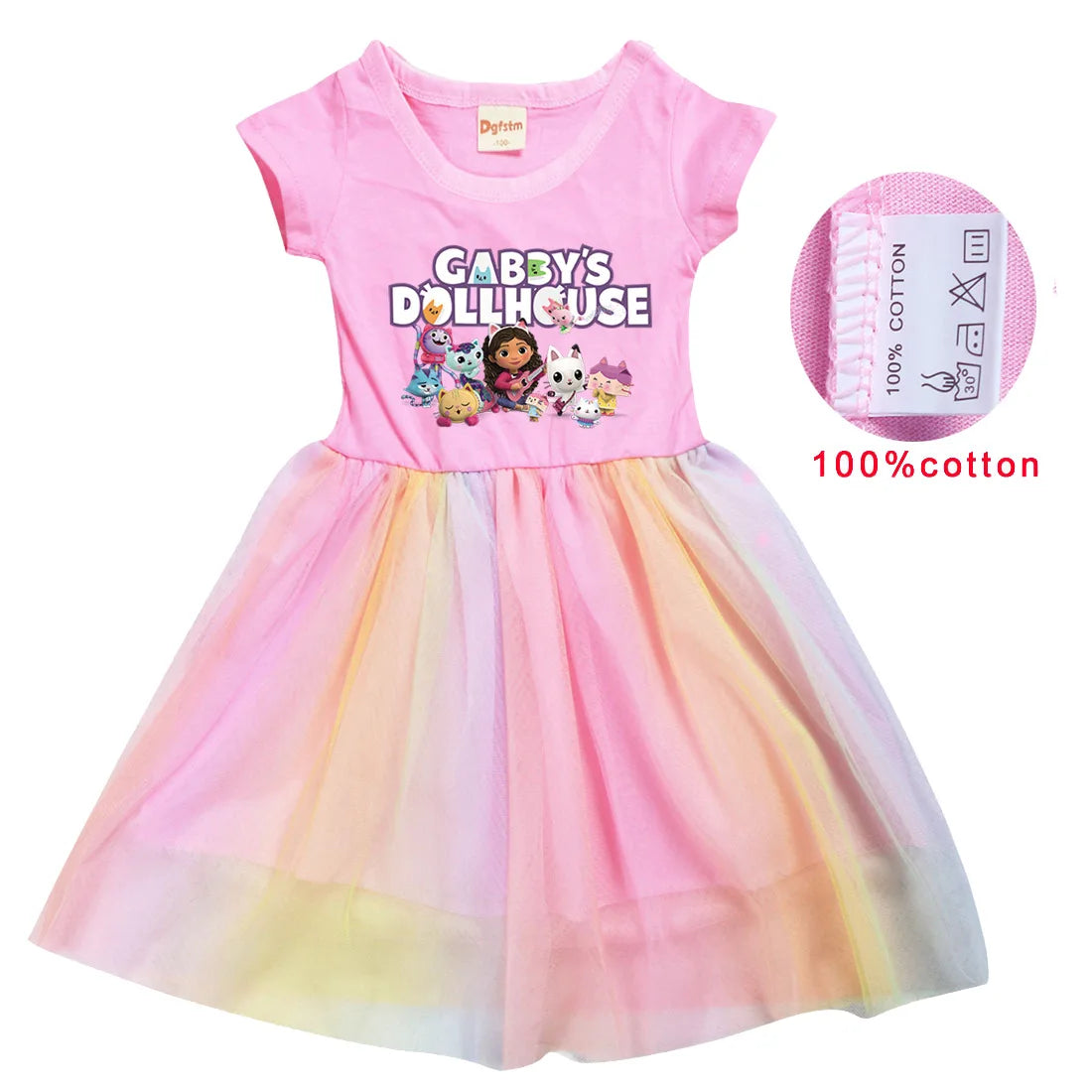 Vestido De Gabby Style Dress Girls Robe Gaby Chat Clothes Kids Summer Casual Dresses Children Sequin Princess Party Vestidos - She Vibess By C2P