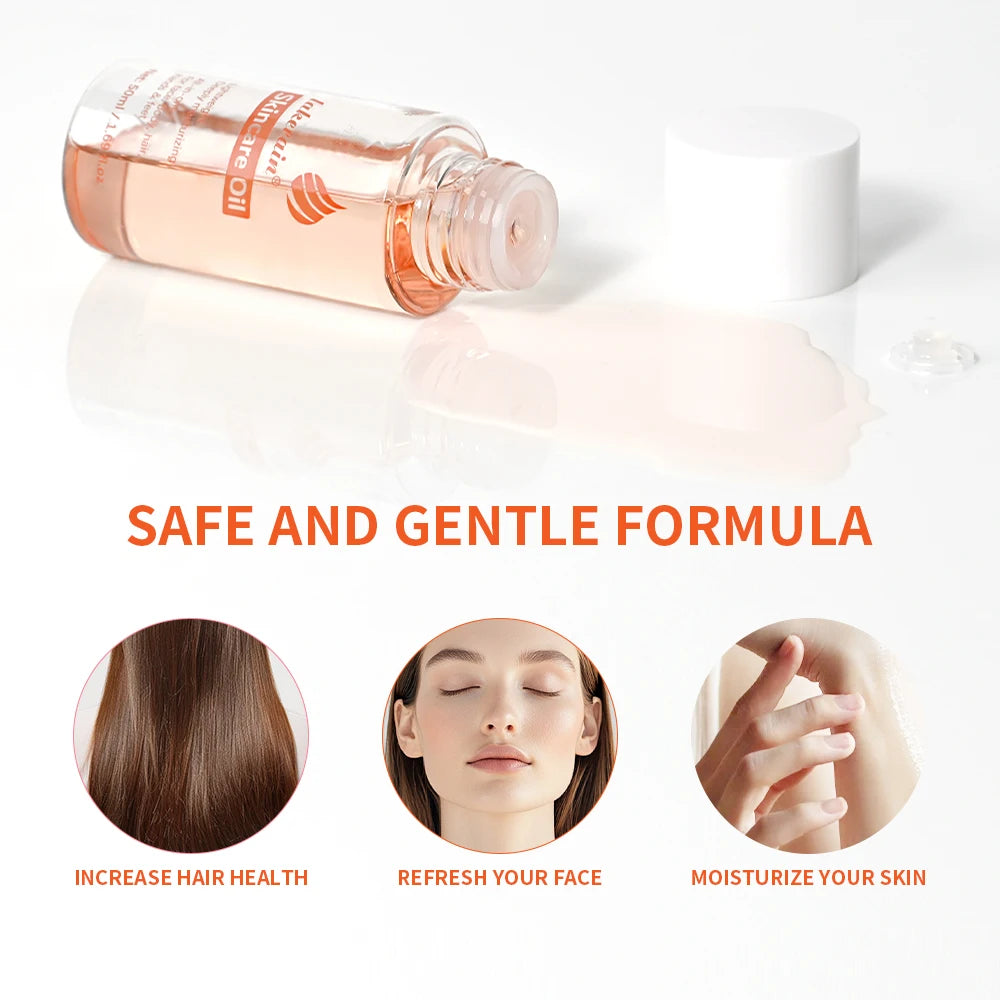 Skincare Oil Vitamin E Skin Care essence Body Oil for Scars Pregnancy Marks Facial Body Moisturizing Oil For All Skin Types - She Vibess By C2P