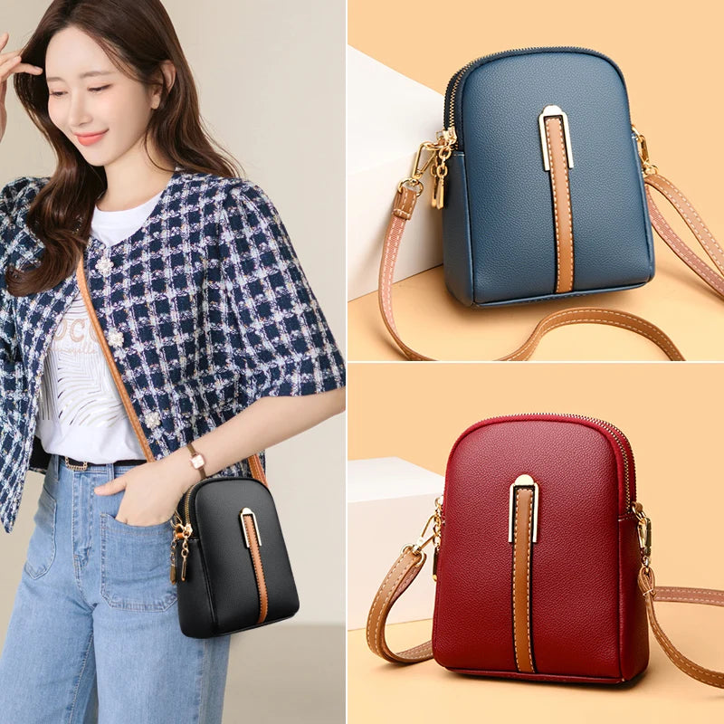High Quality Genuine Leather Luxury Handbags Women Bag Designer Female Crossbody Shoulder Bags 2023 Ladies Cowhide Messenger Sac - She Vibess By C2P