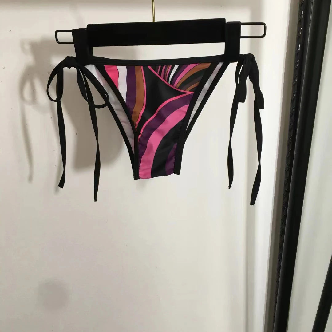 2025 New Women's Headband Bikini Sets Fashion Design Swimsuits Europe Brand Sexy Tankini Swimsuits - She Vibess By C2P