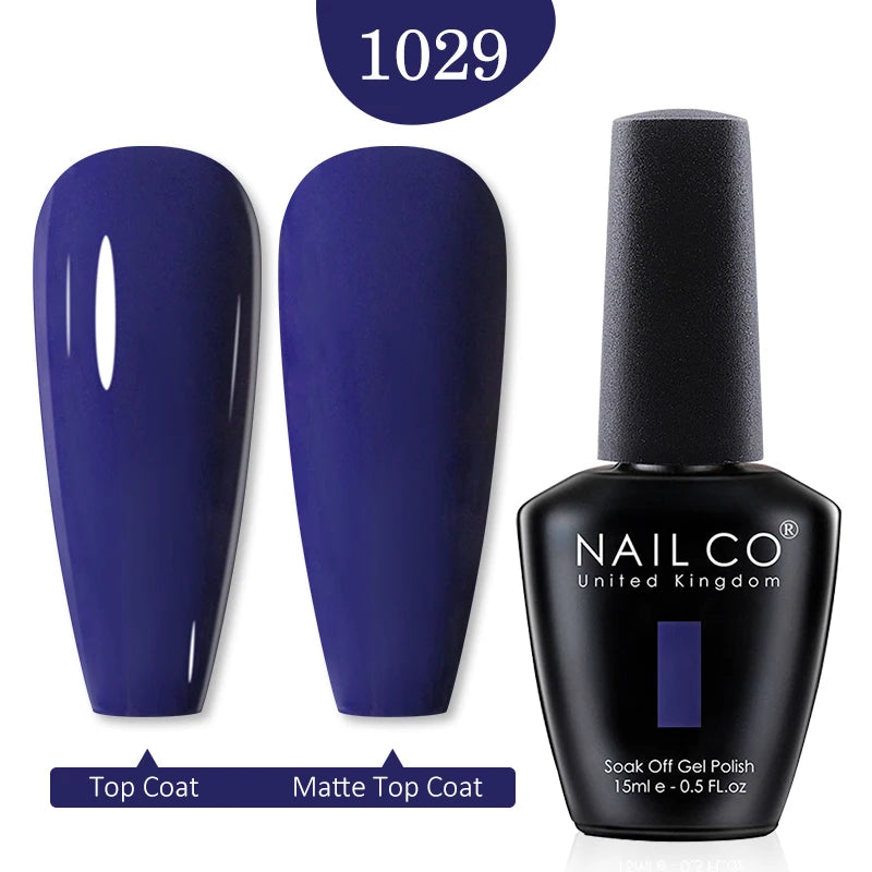 NAILCO 15ml Nail Gel Polish Red Pink Nude Soak off UV LED Long Lasting Eco-Friendly Professional Nail Beauty Salon Lacquer Varnish - She Vibess By C2P
