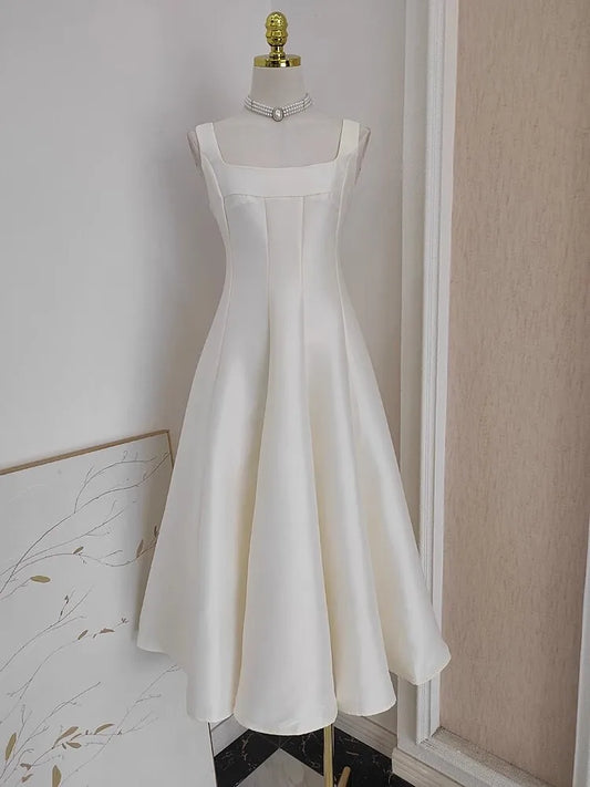Summer Autumn Holiday Satin Evening Long Dress Women's Formal Occasion Dresses Party Ball Gown Sexy Backless Cocktail Robe - She Vibess By C2P