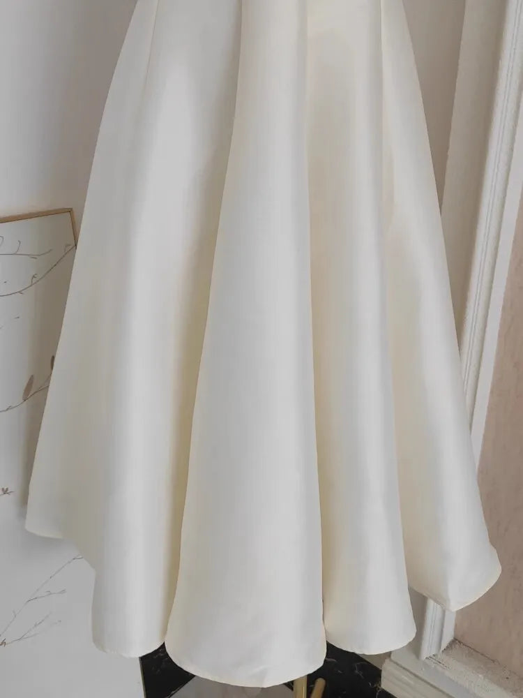 Summer Autumn Holiday Satin Evening Long Dress Women's Formal Occasion Dresses Party Ball Gown Sexy Backless Cocktail Robe - She Vibess By C2P