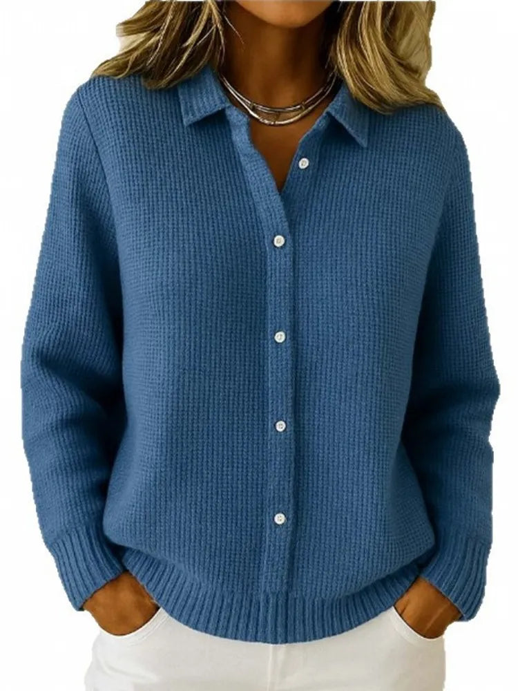 Autumn Women Turn Down Collar Sweater Long Sleeve Knitted Bottoming Pullovers Women Casual Sweater Winter Jumper Sueter Mujer