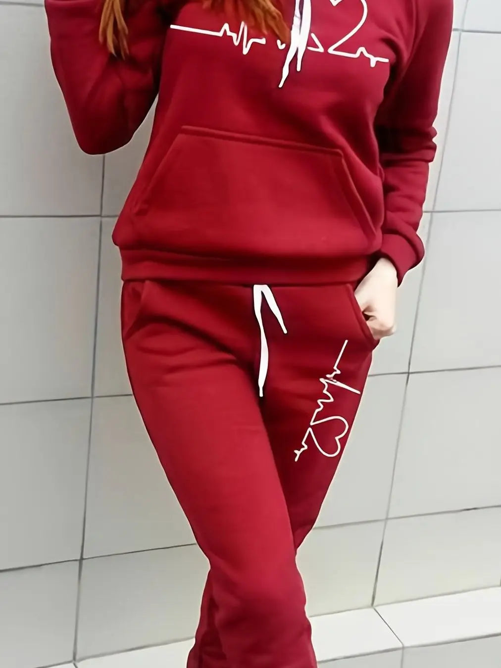 Women Autumn Winter Warm Coat  Set Round Collar Plush Outerwear Female Fashion Streetwear Clothes Hoodies Streetwear Harajuku - She Vibess By C2P