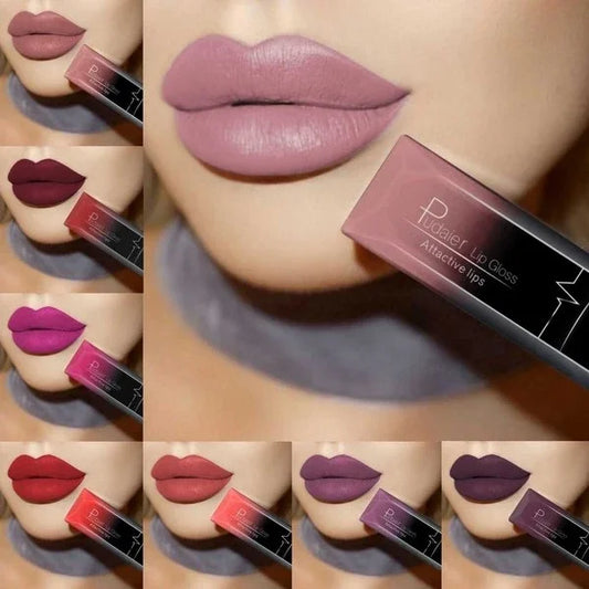 Best Lip Makeup 17 Color Sexy Matte Long Lasting Lipgloss Liquid Lipstick Lip Cream - She Vibess By C2P
