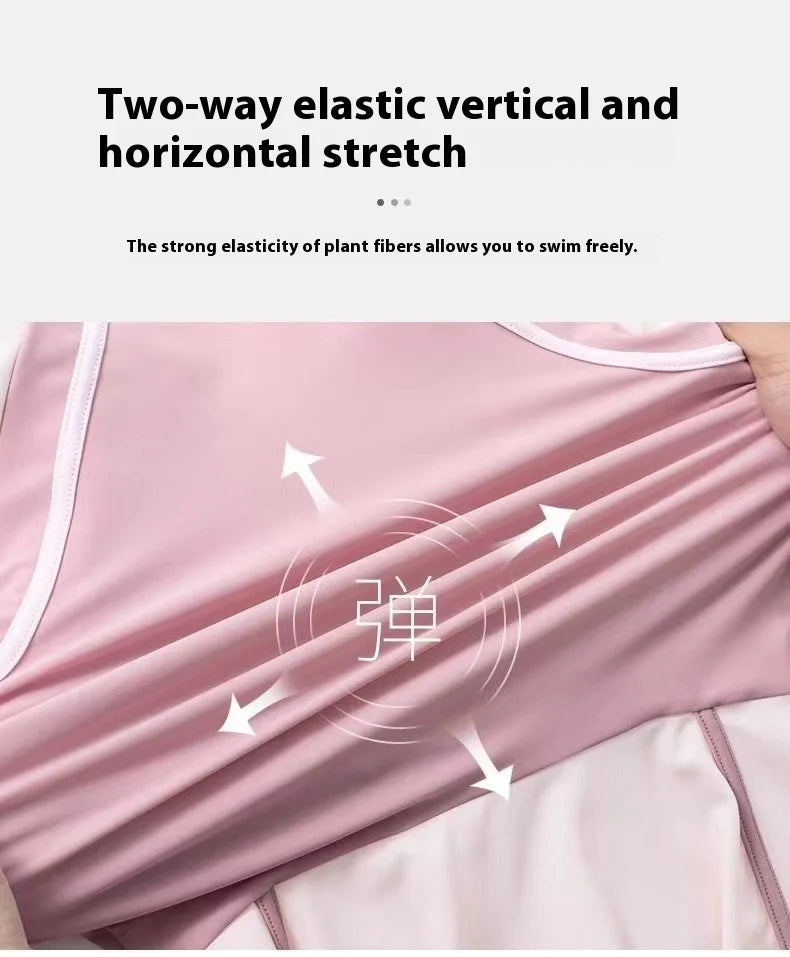 Children's Swimsuits, Women's Primary, Middle, And Big Children's Swimsuits, Summer New Girls' One-Piece Swimming Equipment - She Vibess By C2P