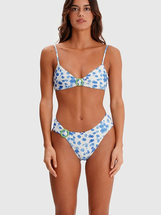 Printed Bikini Sets Sexy Two Piece Suit Low Waist Swimwear 2025 Swimsuits Women's Bikini Summer Bathsuit High Cut Swimsuits - She Vibess By C2P