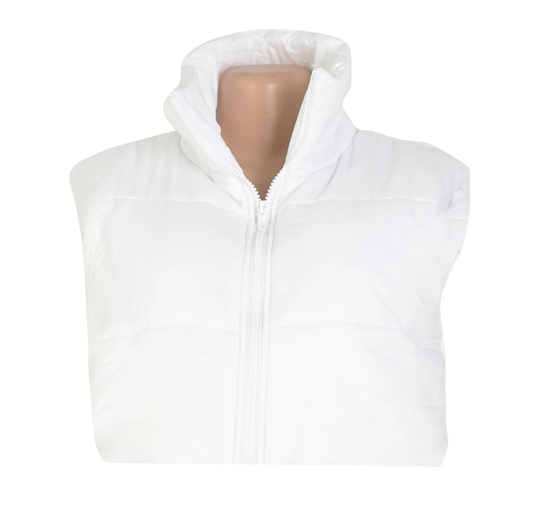 Women's Winter Vest Fashion Faux Leather Padded Jacket Coat Vintage PU Black And White Female Short Waistcoat Chic Clothes Tops - She Vibess By C2P