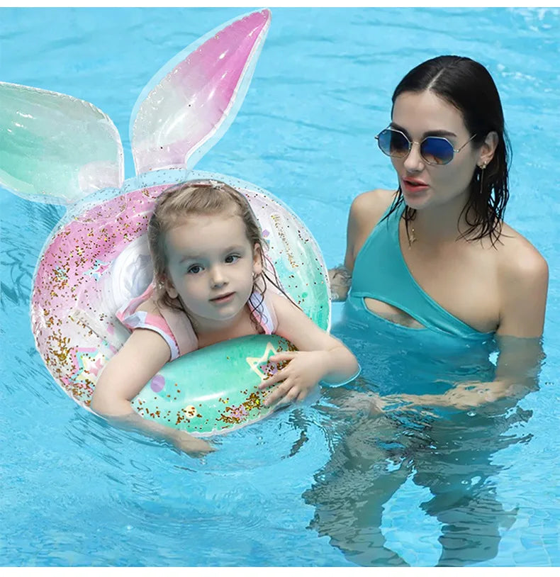 Rooxin Baby Child Swim Tube Inflatable Swimming Seat Ring For Kid Adult Swim Circle Swim Pool Float Water Play Equipment ﻿ - She Vibess By C2P