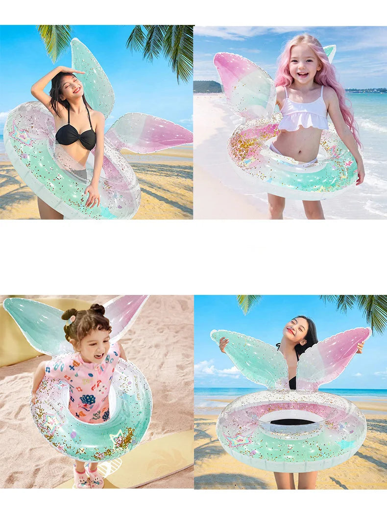 Rooxin Baby Child Swim Tube Inflatable Swimming Seat Ring For Kid Adult Swim Circle Swim Pool Float Water Play Equipment ﻿ - She Vibess By C2P