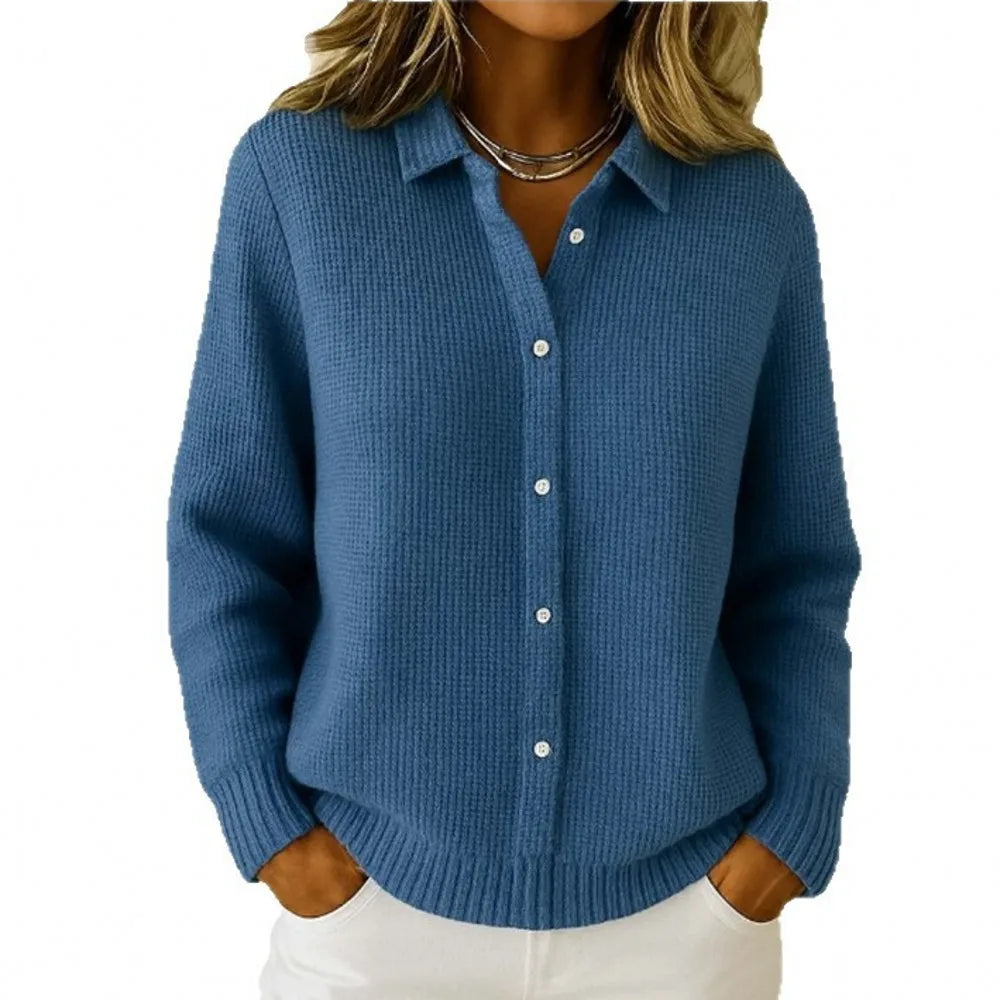 Autumn Women Turn Down Collar Sweater Long Sleeve Knitted Bottoming Pullovers Women Casual Sweater Winter Jumper Sueter Mujer