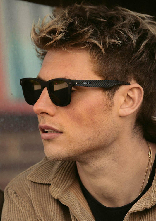 Men's Hybrid - Atom - Carbon Fiber & Acetate Sunglasses-for that Special Someone. - She Vibess By C2P