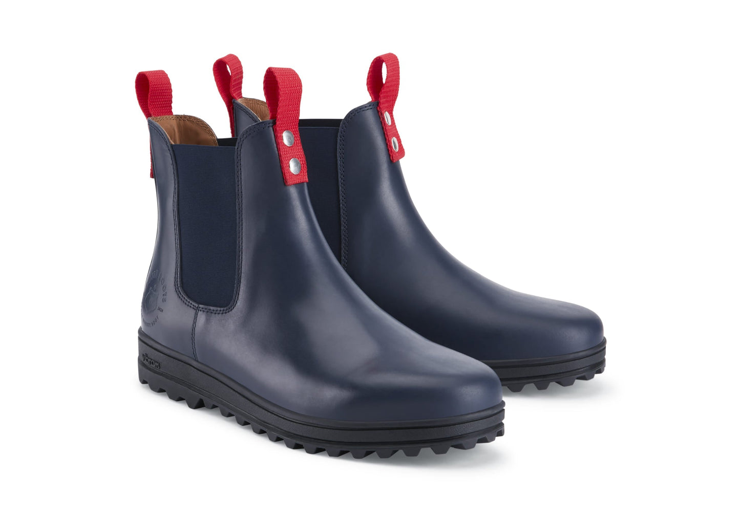 Busby Men's Winter Chelsea Boot, Navy Blue Leather-for that Special Someone. - She Vibess By C2P