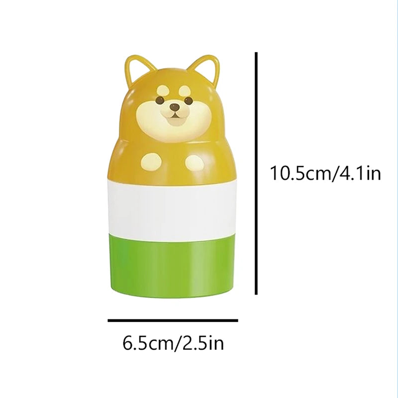 Bear Animal Shape Sunscreen Roller Applicator Refillable Stitching Isolation Lotion Cream Bottles Sunscreen Lotion Applicator