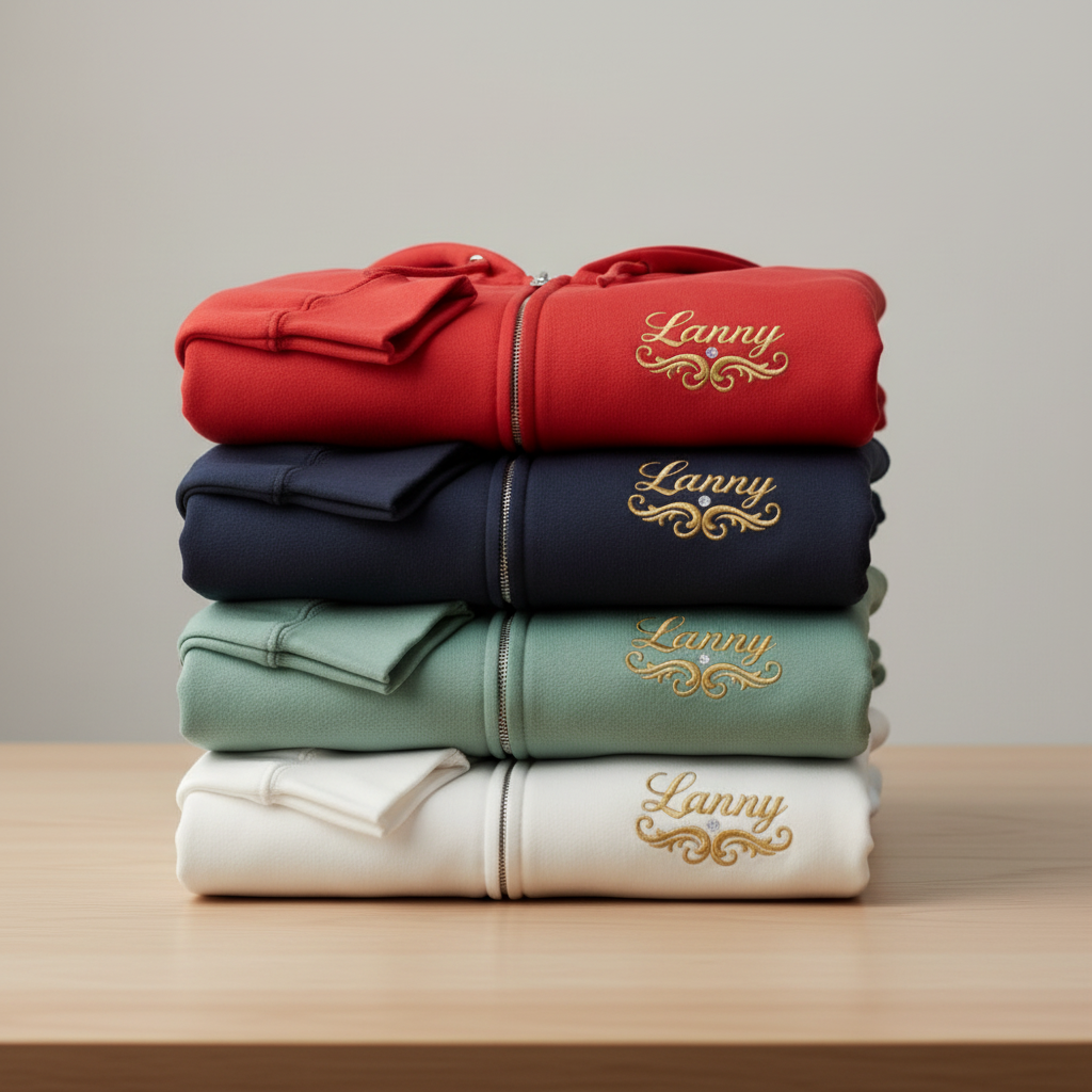 She Vibess by Lanny – Signature Zip Hoodie Designed with women in mind, this premium full-zip hoodie blends softness, comfort, and effortless style. The relaxed fit drapes comfortably while still-