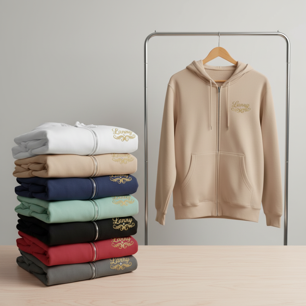 She Vibess by Lanny – Signature Zip Hoodie Designed with women in mind, this premium full-zip hoodie blends softness, comfort, and effortless style. The relaxed fit drapes comfortably while still-