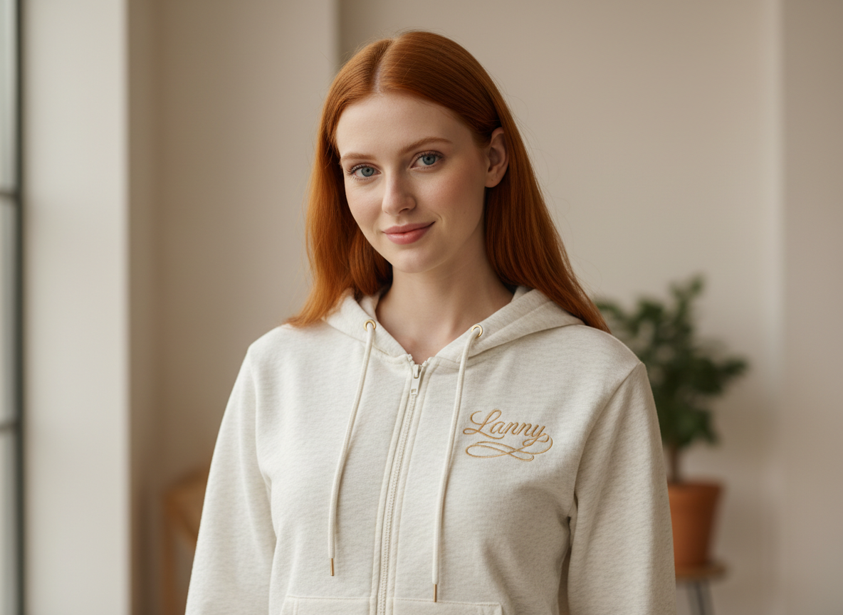 She Vibess by Lanny – Signature Zip Hoodie Designed with women in mind, this premium full-zip hoodie blends softness, comfort, and effortless style. The relaxed fit drapes comfortably while still-