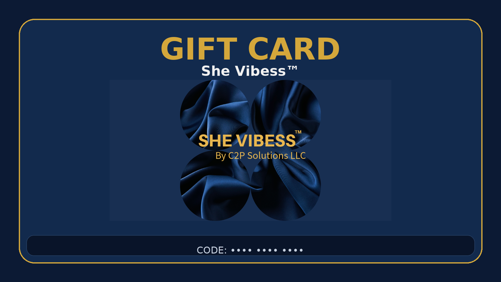Gift Card - She Vibess By C2P