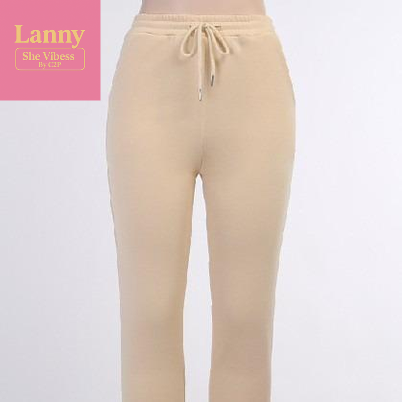 Solid Color Extra Long Ruched Bottom Tight Casual Pant Legging Comfort Womenswear Fabric Spandex Warm Pants Trendy Trouser