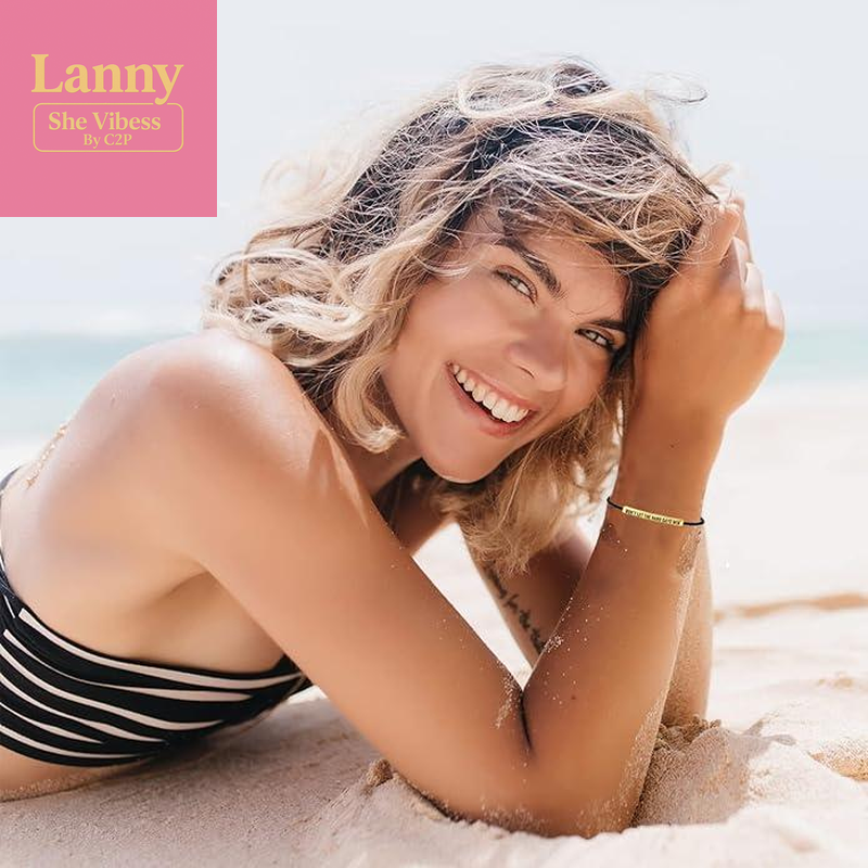 Don'T Let the Hard Days Win Inspire Bracelet Stainless Steel 18K Gold Plated Braided Design with Engraved Message Adjustable up to 10 Motivational Accessory - Inspiring Inspirational Jewelry