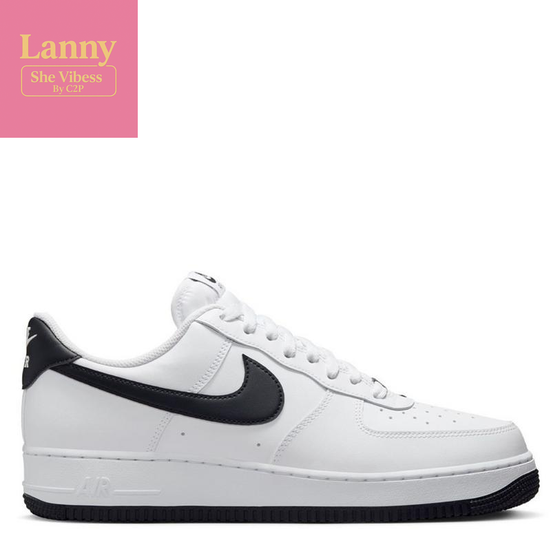 Nike Air Force 1 Low '07 White Black White FQ4296-101 Mens Fashion Sneakers Shoe