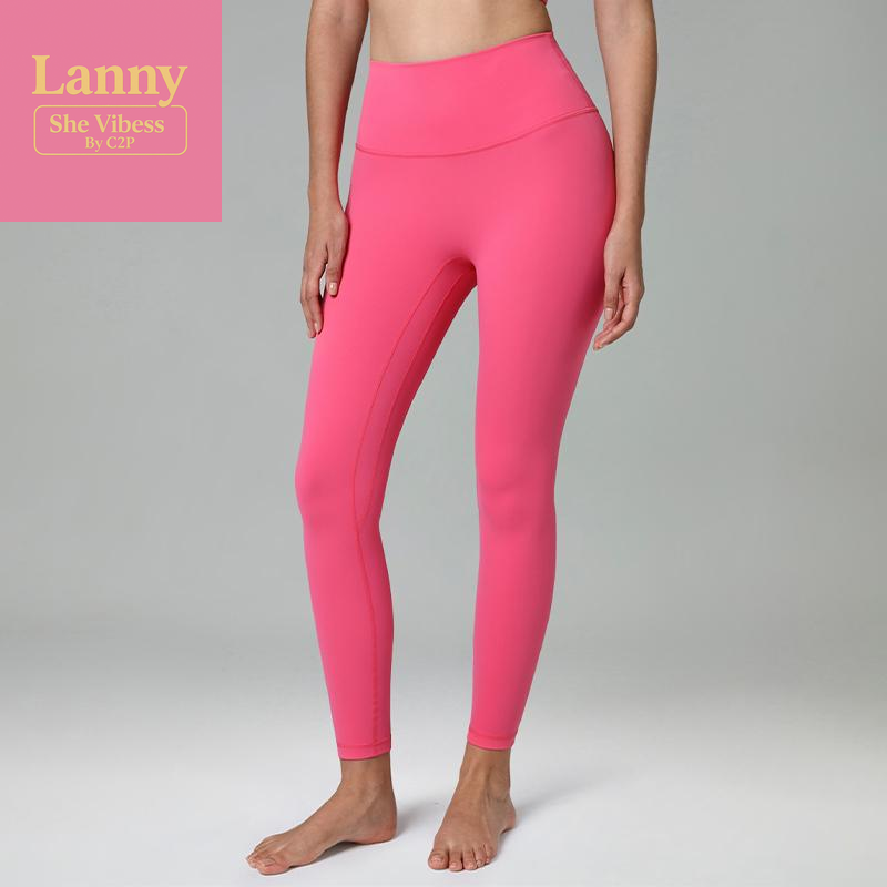 Colorfulkoala Dreamlux No Front Seam Leggings for Women Seamless High Waisted Buttery Soft Yoga Pants with Inner Pocket Tummy Control Sporty Stylish Activewear