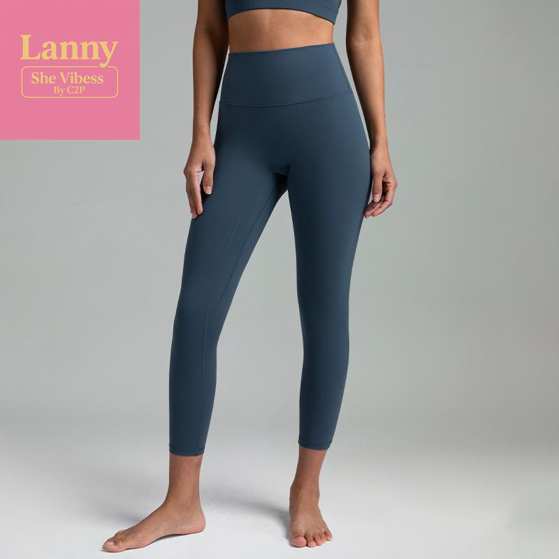 Colorfulkoala Dreamlux No Front Seam Leggings for Women Seamless High Waisted Buttery Soft Yoga Pants with Inner Pocket Tummy Control Sporty Stylish Activewear