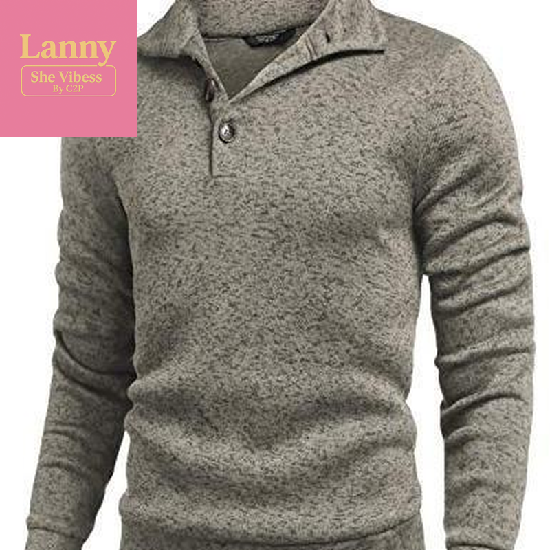 COOFANDY Men'S Casual Slim Fit Pullover Sweater Knitted Thermal Sweatshirt