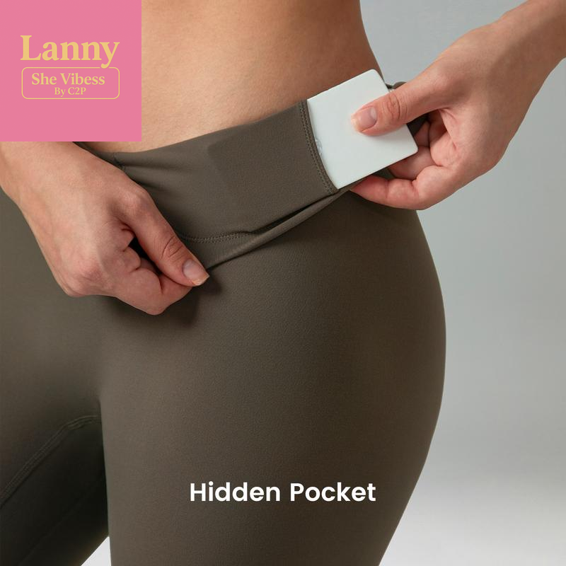 Colorfulkoala Dreamlux No Front Seam Leggings for Women Seamless High Waisted Buttery Soft Yoga Pants with Inner Pocket Tummy Control Sporty Stylish Activewear