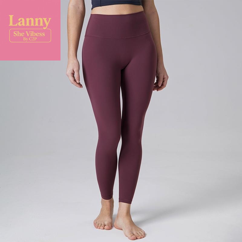 Colorfulkoala Dreamlux No Front Seam Leggings for Women Seamless High Waisted Buttery Soft Yoga Pants with Inner Pocket Tummy Control Sporty Stylish Activewear