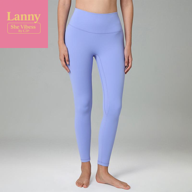 Colorfulkoala Dreamlux No Front Seam Leggings for Women Seamless High Waisted Buttery Soft Yoga Pants with Inner Pocket Tummy Control Sporty Stylish Activewear