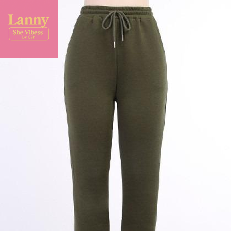 Solid Color Extra Long Ruched Bottom Tight Casual Pant Legging Comfort Womenswear Fabric Spandex Warm Pants Trendy Trouser