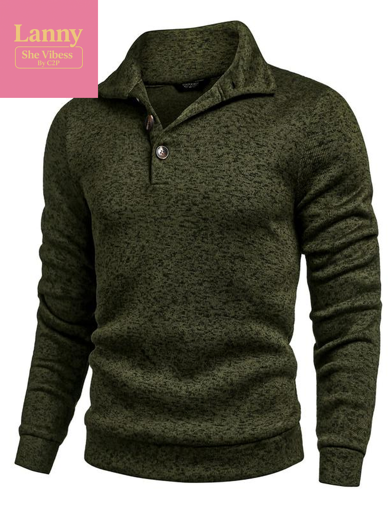 COOFANDY Men'S Casual Slim Fit Pullover Sweater Knitted Thermal Sweatshirt