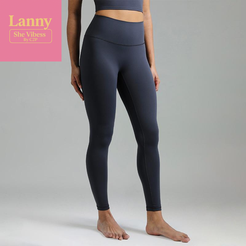 Colorfulkoala Dreamlux No Front Seam Leggings for Women Seamless High Waisted Buttery Soft Yoga Pants with Inner Pocket Tummy Control Sporty Stylish Activewear