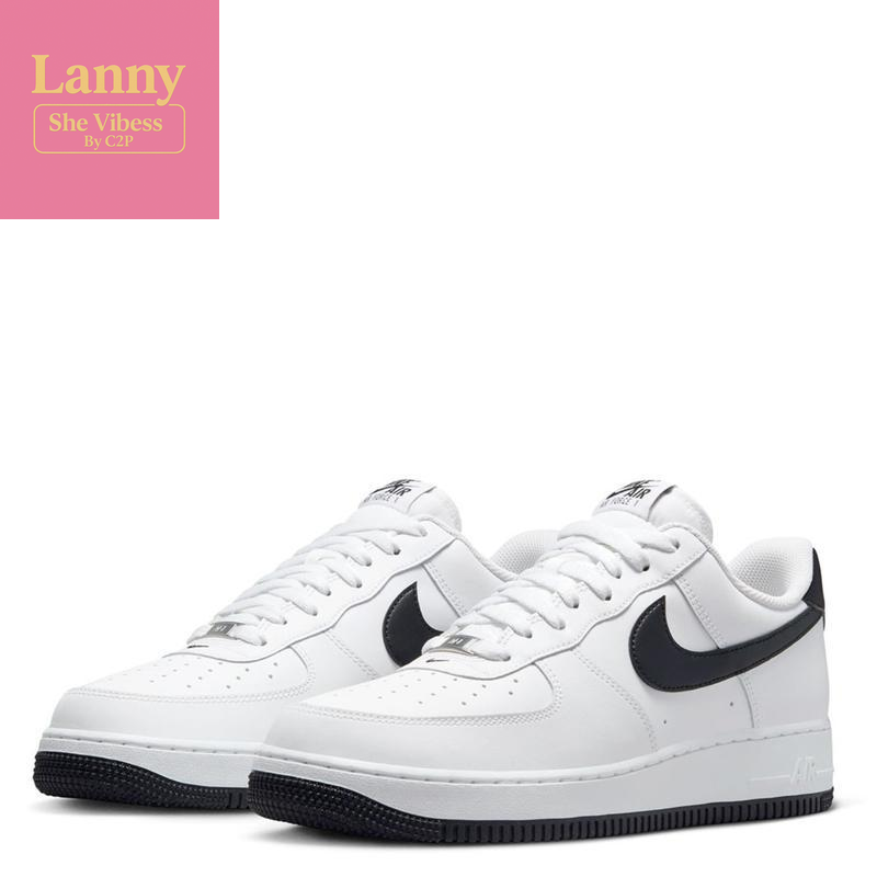 Nike Air Force 1 Low '07 White Black White FQ4296-101 Mens Fashion Sneakers Shoe